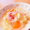 ☆３匹の子ぶた☆'s cooksnap of when they made 白菜と豚肉のコンソメスープ.