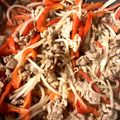 Funtrap's cooksnap of when they made 超簡単キッズ喜ぶひき肉「青椒肉絲」風炒め.