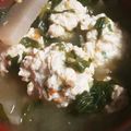 チビよし's cooksnap of when they made 煮込んでもふわふわ☆鶏団子と春雨のスープ.