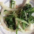 ルルルるか☆'s cooksnap of when they made 簡単ヘルシー！水菜と玉ねぎのツナサラダ.