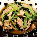にこん☆'s cooksnap of when they made 豚肉とビタミン菜のオイスターソース炒め.