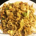 pokoeri's cooksnap of when they made うま辛い❤食欲そそるキムチ焼きそば.