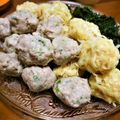 トクライ's cooksnap of when they made おうち飲茶✣里芋と豚ひき肉の蒸しだんご.