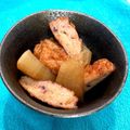 ゆうゆう1972's cooksnap of when they made 大根とさつま揚げの炒め煮.