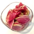 あやーの82's cooksnap of when they made 紅芯大根の甘酢漬け.
