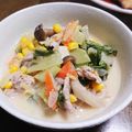 3姫の母's cooksnap of when they made 豚肉と白菜のクリーム煮.