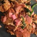 筋肉リズミカル's cooksnap of when they made ハム＆ほうれん草のオープンオムレツ.