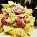 クック0799RQ☆'s cooksnap of when they made ちょっと贅沢なアボカドとササミのサラダ.