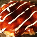 ゆあんど's cooksnap of when they made 簡単・安価のお好み焼き♪具はキャベツのみ.