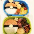 y_u♡'s cooksnap of when they made モンスターボール♪キャラ弁♪ポケモン♪.