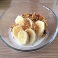 亜久里's cooksnap of when they made 朝食に◎バナナきな粉コーンフレーク.