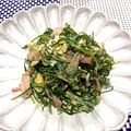 フジぽん's cooksnap of when they made おかひじきとベーコンの玉子炒め.