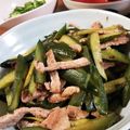 低カロ探検隊's cooksnap of when they made 胡瓜と豚肉の甘酢炒め.