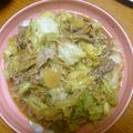 arukiseki's cooksnap of when they made きゃべつと豚肉の山椒味噌炒め.
