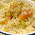 creeeampan's cooksnap of when they made 大根の皮と人参の皮の炊き込みご飯.
