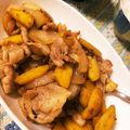 ☆ぴーなっつ☆'s cooksnap of when they made 豚バラとさつまいものピリ辛炒め.