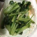 ふーちゃん818's cooksnap of when they made のらぼう菜（菜っ葉）の胡麻和え.