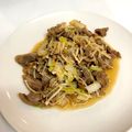まいにちえがお's cooksnap of when they made かしわ(親鳥)のしょうが焼き.
