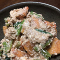マロン*マロン's cooksnap of when they made 小松菜と柿の白和え.
