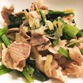 ★☆あきまり☆★'s cooksnap of when they made 小松菜と豚肉のペッパー炒め.