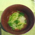 さぁ★たぁ★'s cooksnap of when they made かぶとほうれん草の味噌汁.