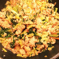ともかさん時短好き。's cooksnap of when they made セロリと合挽き肉のピリ辛炒め.