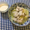 mimirin♡'s cooksnap of when they made 簡単☆塩麹で鶏肉の白菜蒸し.