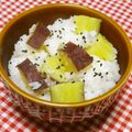 tokotann's cooksnap of when they made ＊ひとり分でも！簡単さつまいもごはん＊.