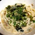 shuka☆'s cooksnap of when they made ごま油香る♫海苔とツナのクリームうどん.