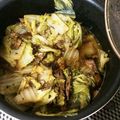 NGOROX's cooksnap of when they made 簡単缶詰おかず★白菜とさんまの蒲焼煮★.