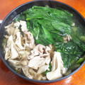 だぁしま's cooksnap of when they made 舞茸と小松菜と豚肉の煮浸し.