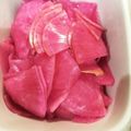 ＭＯＫＯＳＮＯＷ's cooksnap of when they made 簡単な常備菜♪赤大根/大根の酢漬け.