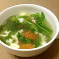 Y✿えくぼ飯's cooksnap of when they made ☆レタスとトマトのかき玉スープ☆.