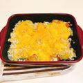 Haika☆'s cooksnap of when they made ☆お芋のひらひらカレーグラタン☆.