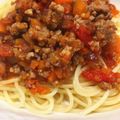 りんごママ_1986's cooksnap of when they made トマト缶無し★本格ミートスパゲッティ.
