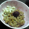亜久里's cooksnap of when they made 梅肉えのきで納豆.