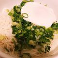 YUKIKOblue's cooksnap of when they made 素麺アレンジ 簡単ネギ温玉素麺.