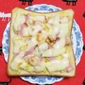 こげ岡's cooksnap of when they made サツマイモとハムのトースト.