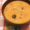 くうせんもん's cooksnap of when they made トマト缶使い切りで豆乳蟹クリームスープ.