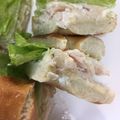 ゆんゆるん's cooksnap of when they made コストコ チキンベーグルサンド.