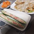 よちりん's cooksnap of when they made かにマヨきゅうりボート.