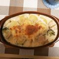 ♡kumako2♡'s cooksnap of when they made ホワイトソースいらずのグラタン.