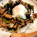 keito★☆★'s cooksnap of when they made 簡単料理♪【豚と小松菜のきんぴら丼】.