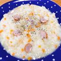 タルタルぴよ子's cooksnap of when they made 簡単✩°｡⋆ウィンナーチーズリゾット.