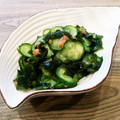 あーこ姐's cooksnap of when they made 超簡単！きゅうりとわかめの梅の酢の物.