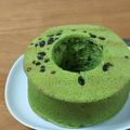 クック9WOB5L☆'s cooksnap of when they made 【小松菜とＷゴマのシフォンケーキ♫】.