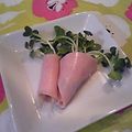 海理ママ's cooksnap of when they made かいわれ大根のハム巻き.