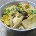 caramel-cookie's cooksnap of when they made 親子丼風の厚揚げ丼♡.
