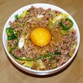 ヤス＠武州川崎's cooksnap of when they made 豚挽き肉のスタ丼（ピリ辛ニンニク醤油味）.
