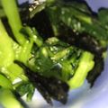 ma___111's cooksnap of when they made 給食でも人気！小松菜の海苔和え☆.